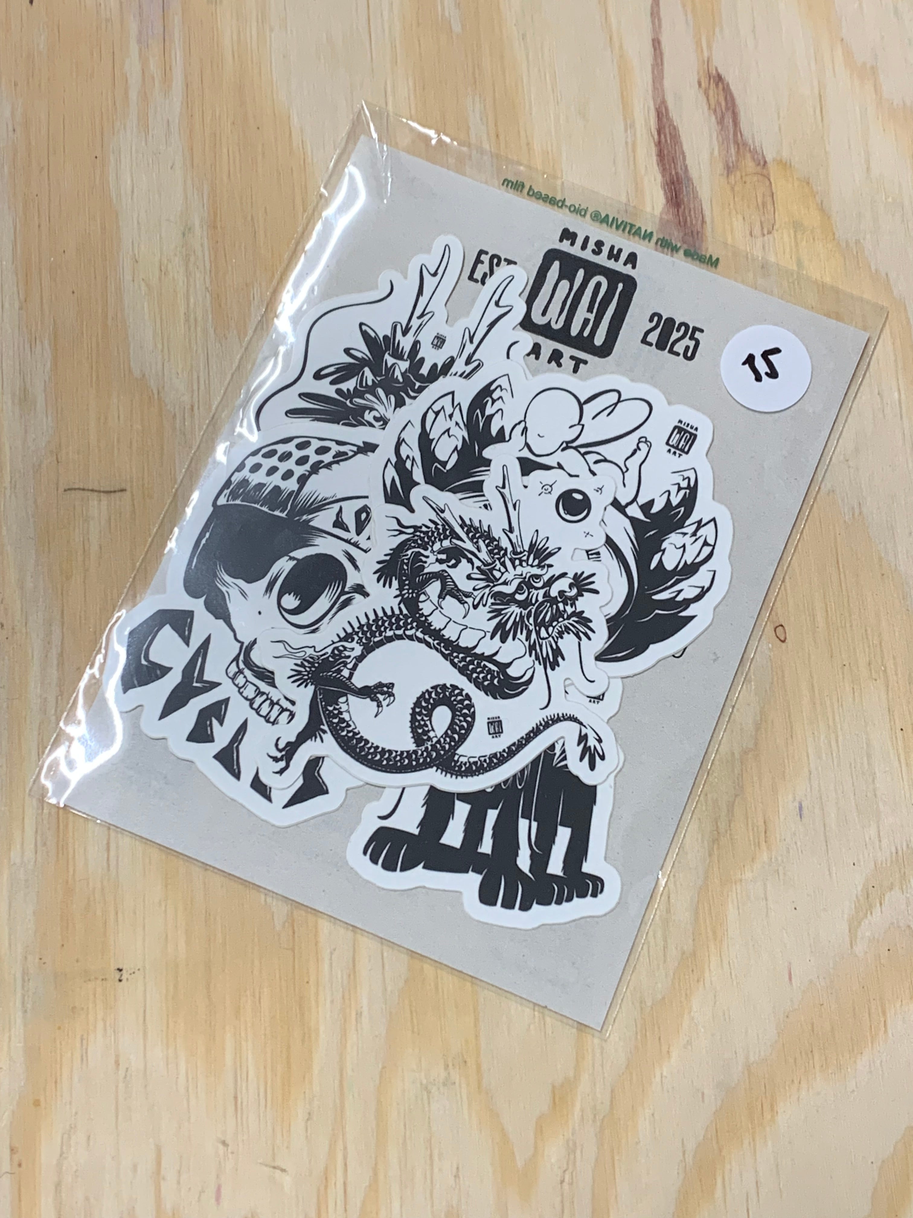 Vinyl Sticker Pack (5 arbitrary pieces)