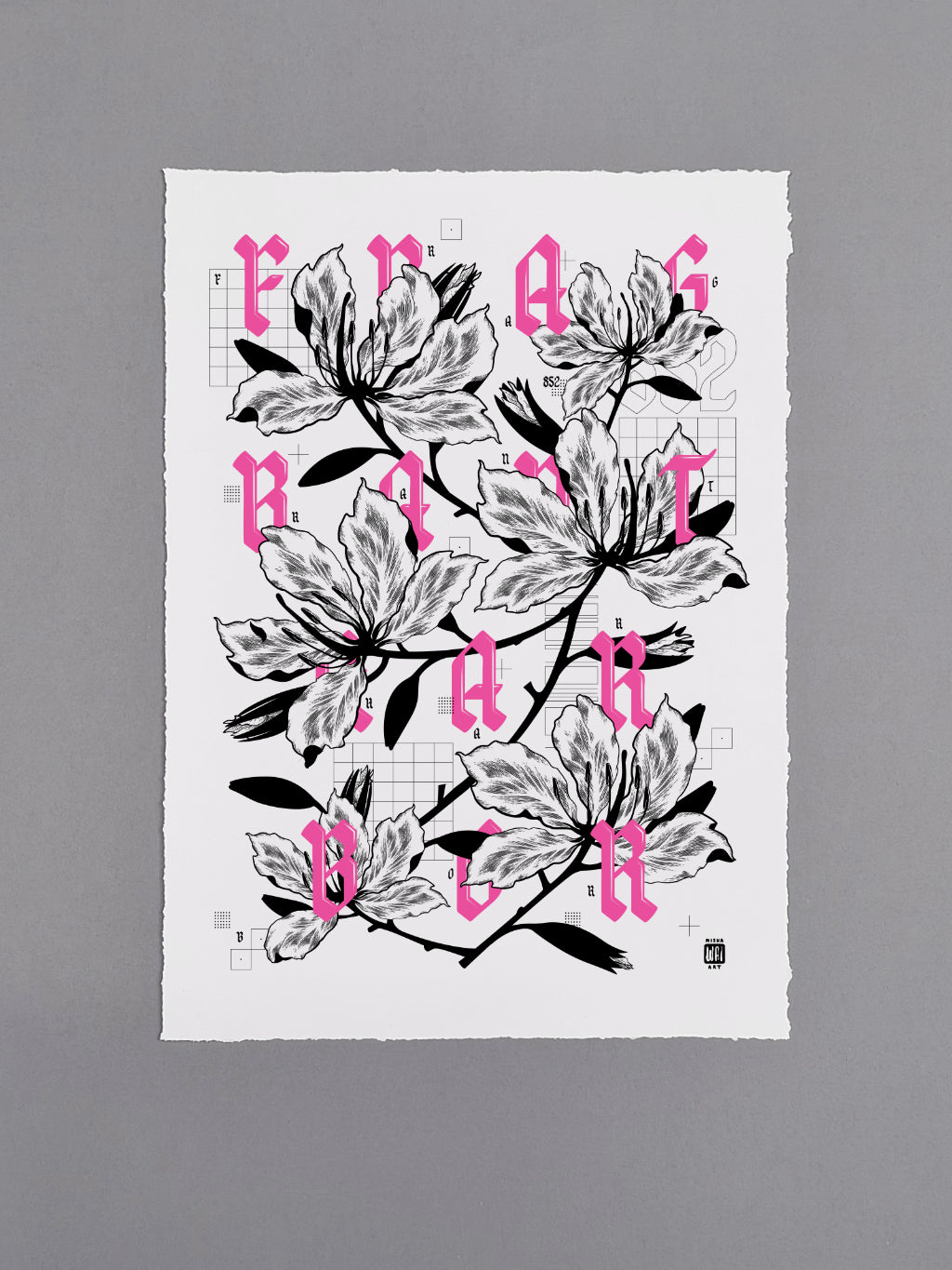Fragrant Harbor — Floral Art Print | A3 Giclée