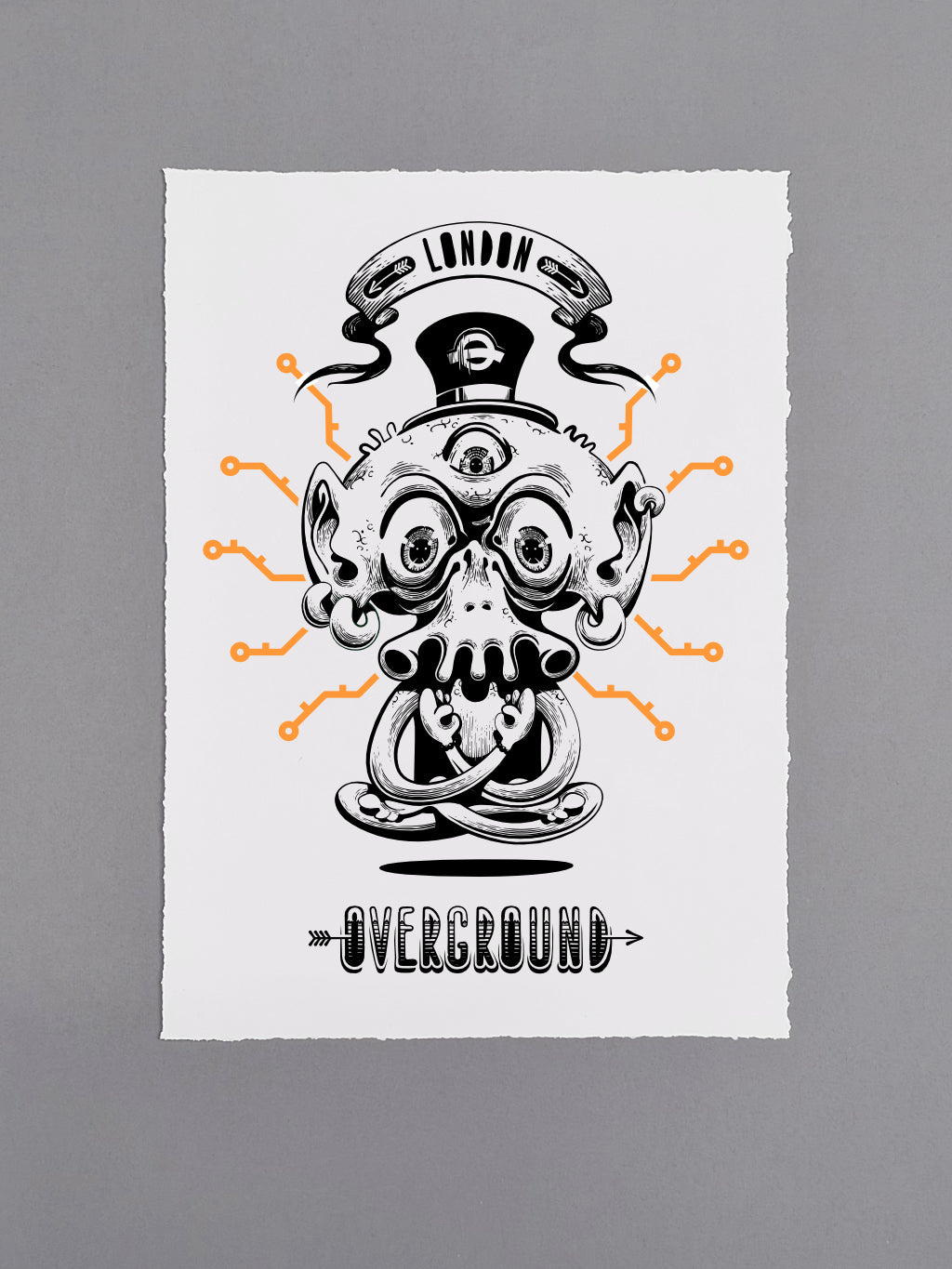 London Overground — Commuter Art Print | A3 Giclée