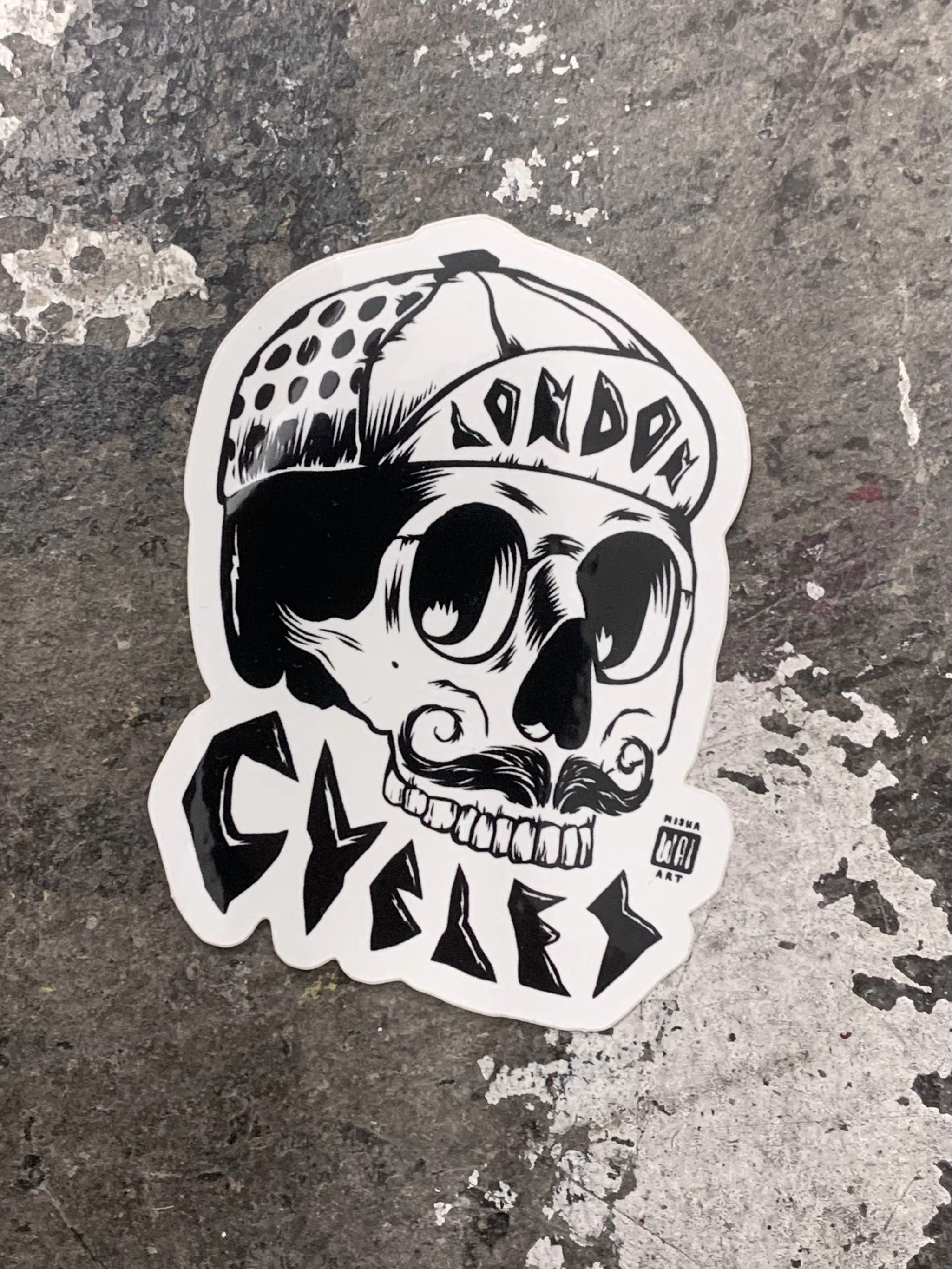 "London Cycles" Die-cut Vinyl Sticker