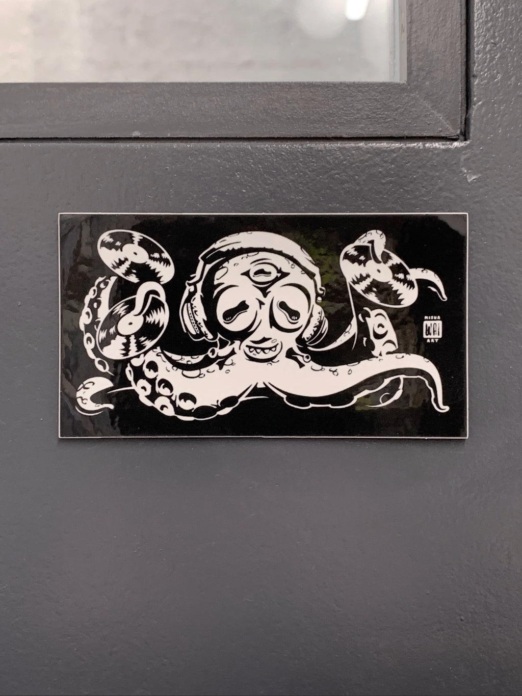 "Octo Mix" Rectangular Vinyl Sticker